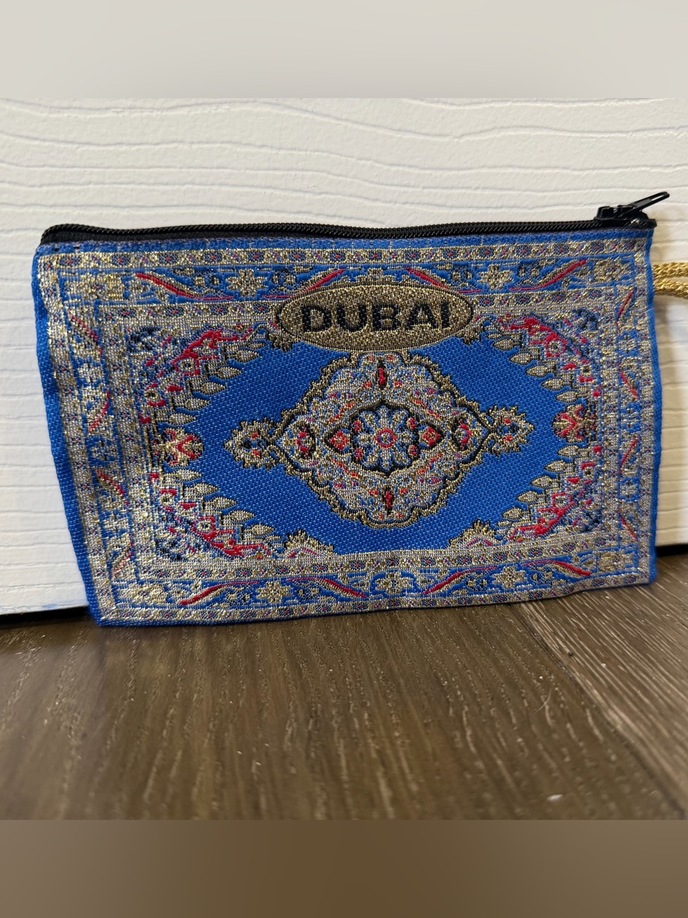 Blue Embroidered Dubai